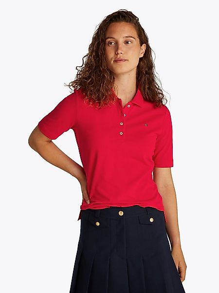 Tommy Hilfiger Poloshirt Regular Fit Pique Premium Polo Baumwollmischung, r günstig online kaufen