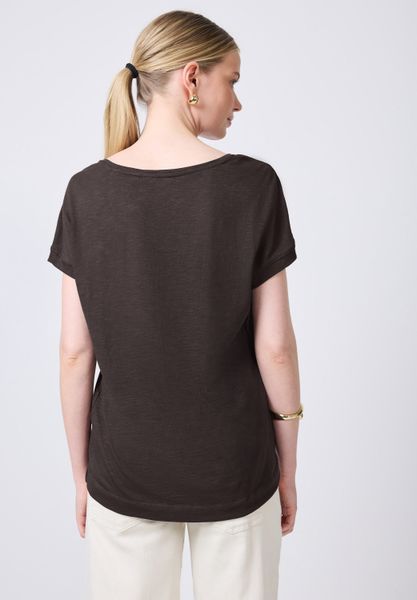 STREET ONE STUDIO V-Shirt im soften Baumwoll-Mix günstig online kaufen
