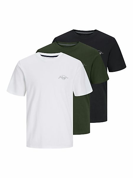 Jack & Jones Kurzarmshirt "JJFERRIS TEE SS CREW NECK 3PK MP", (Packung, 3 t günstig online kaufen