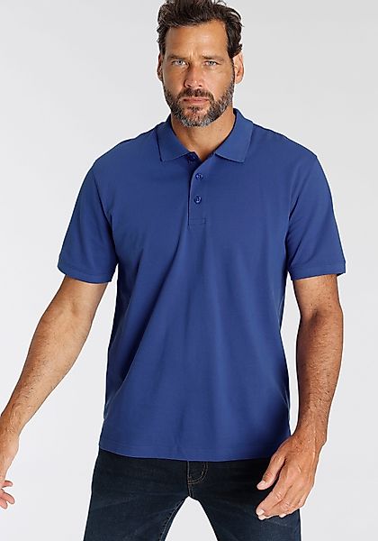 Mans World Poloshirt Kurzarm, lockere Passform, unifarben günstig online kaufen