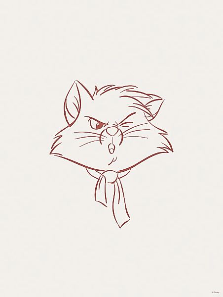 Komar Bild "Brave Berlioz" Natur 1 Stk. tlg. Wandbild zur Dekoration im Kin günstig online kaufen