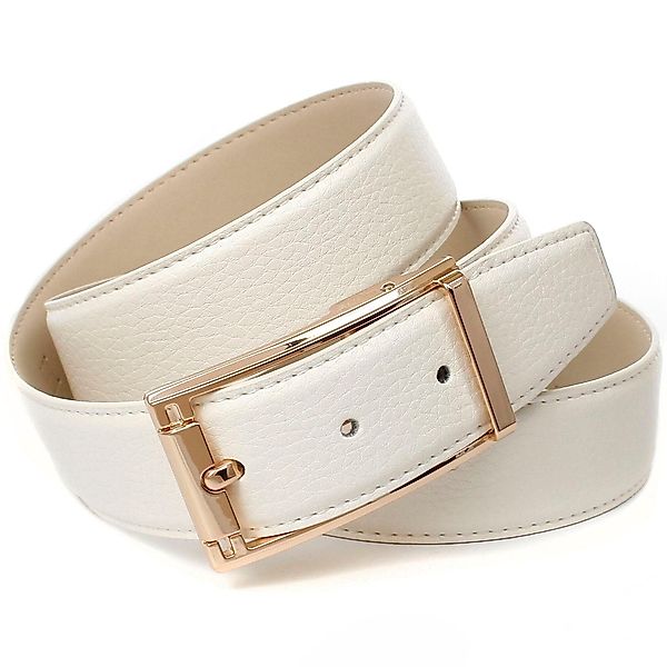 Anthoni Crown Ledergürtel, im klassischen Design, schlichte elegante Gürtel günstig online kaufen