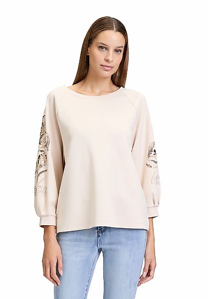 Betty Barclay 3/4-Arm-Shirt "Betty Barclay Sweatshirt mit Trompetenärmeln", günstig online kaufen