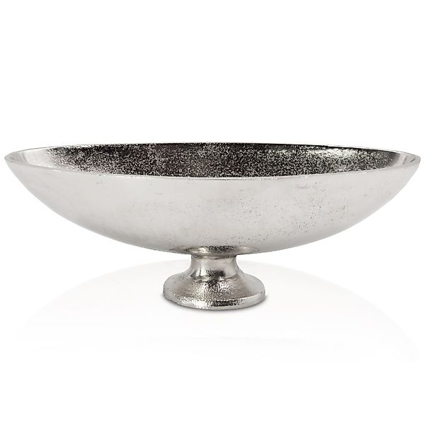 Blümelhuber Dekoschale Schale oval, 27,5x10x10cm, Silber günstig online kaufen