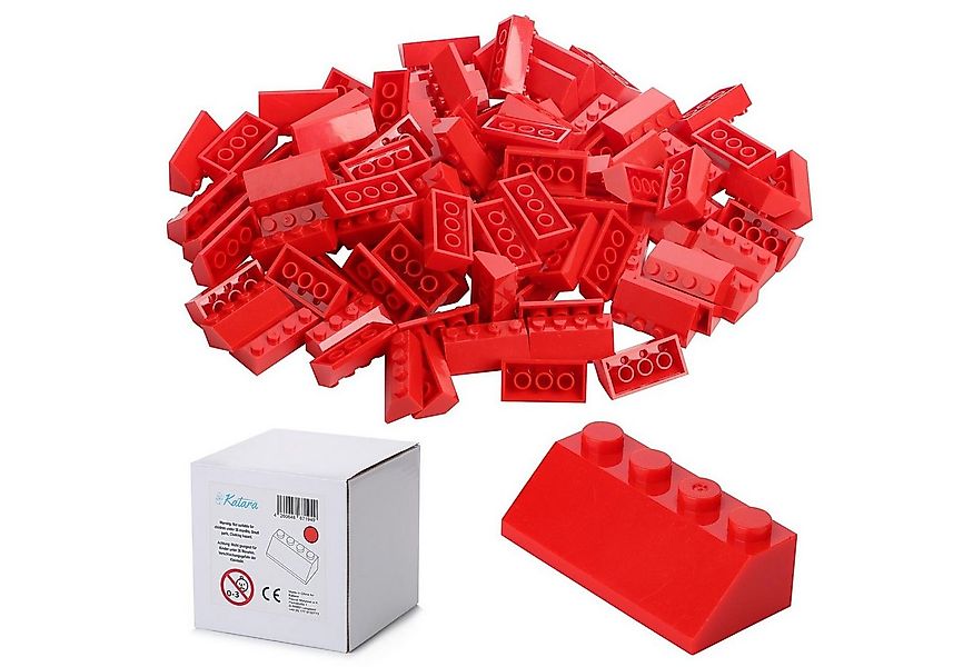 Katara 100 Dachsteine Dach Dachziegel Bausteine Konstruktionsspielsteine, ( günstig online kaufen