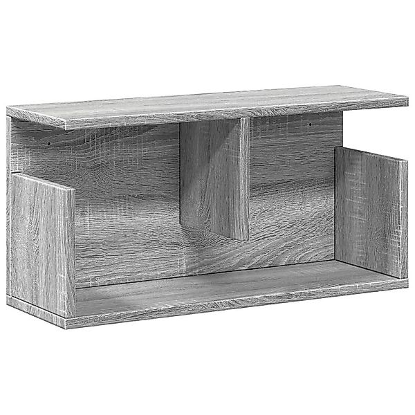 vidaXL Regal Wandschrank 60x20x30 cm Grau günstig online kaufen