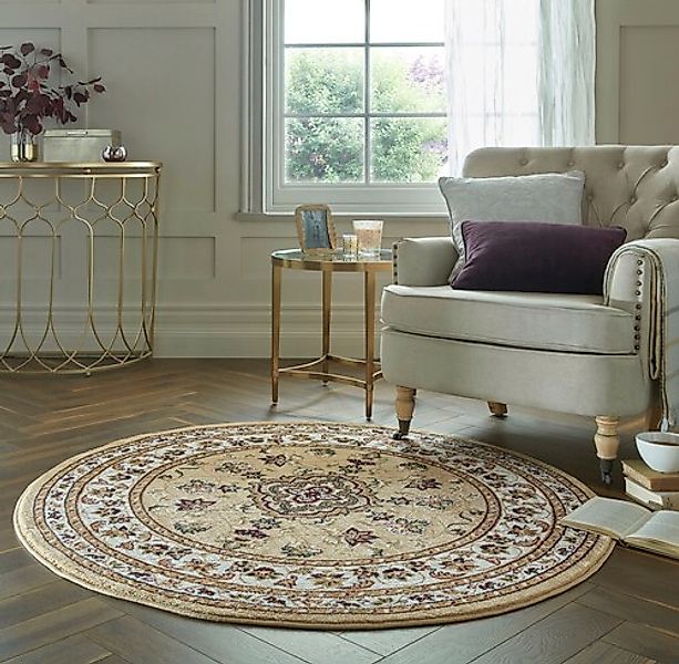 FLAIR RUGS Teppich »Sherborne«, rund, 8 mm Höhe günstig online kaufen