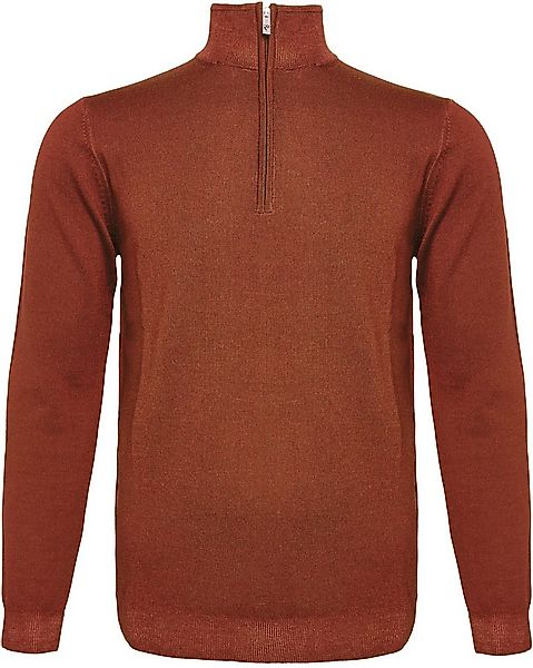 R2 Half Zip Pullover Merino Wolle Brique - Größe XL günstig online kaufen