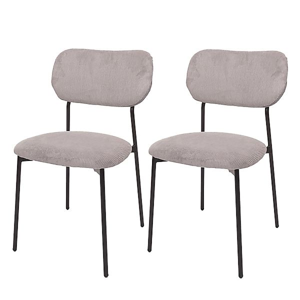 MCW Esszimmerstuhl O26 2er-Set Hellgrau günstig online kaufen