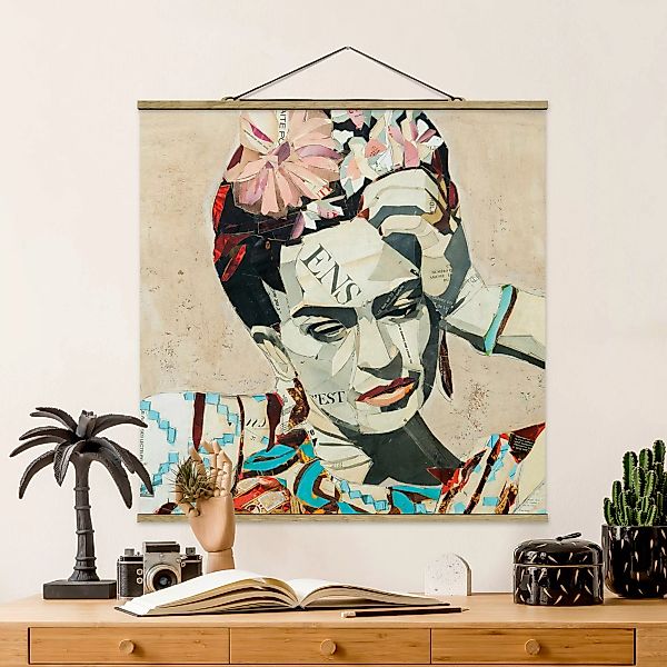 home24 Stoffbild Frida Kahlo Collage No.1 günstig online kaufen