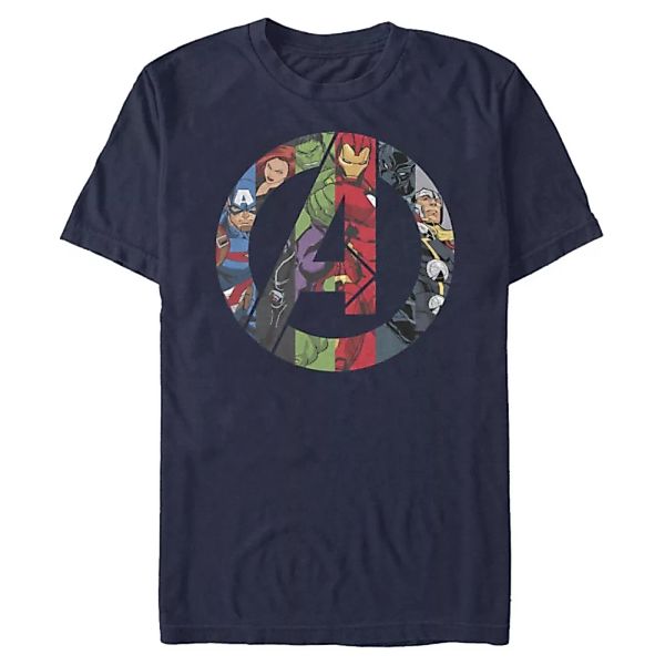 Marvel - Logo Avengers Heroes Icon - Männer T-Shirt günstig online kaufen
