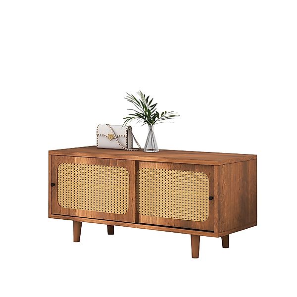 HAUSS SPOLE Sideboard Schuhschrank Rattan Schuhschrank günstig online kaufen