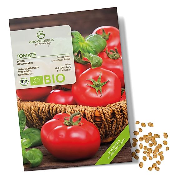 Growgreens Gemüsesamen BIO Tomatensamen (Berner Rose) günstig online kaufen