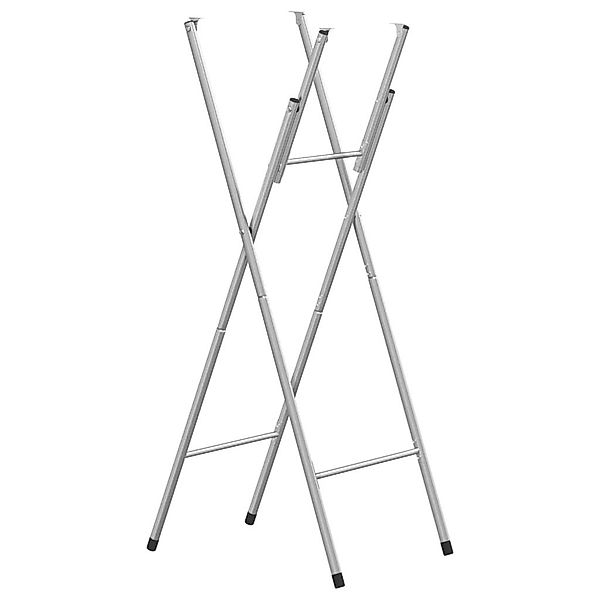 vidaXL Tischbein Bartisch-Gestell Klappbar Silbern 45x53x108 günstig online kaufen