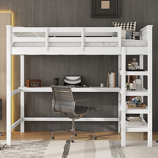 STILVORA Hochbett 140x200 mit matratze und günstig online kaufen