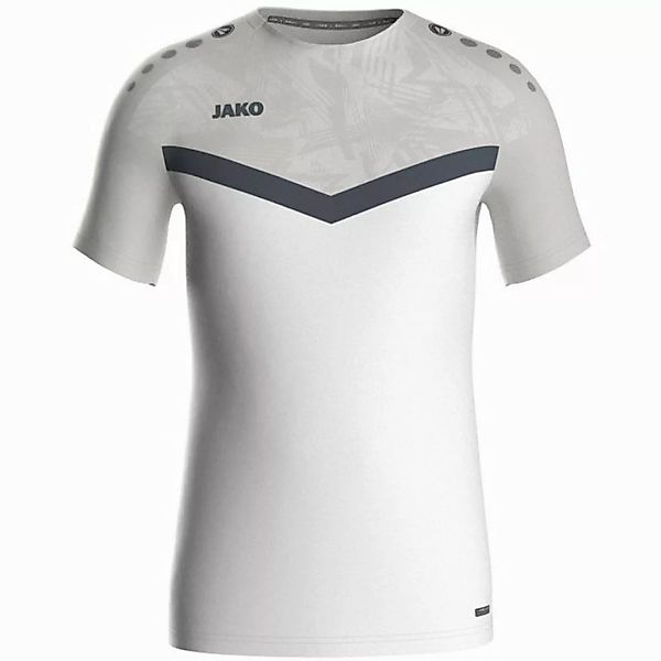 Jako Kurzarmshirt T-Shirt Iconic weiß/soft grey/anthra light günstig online kaufen