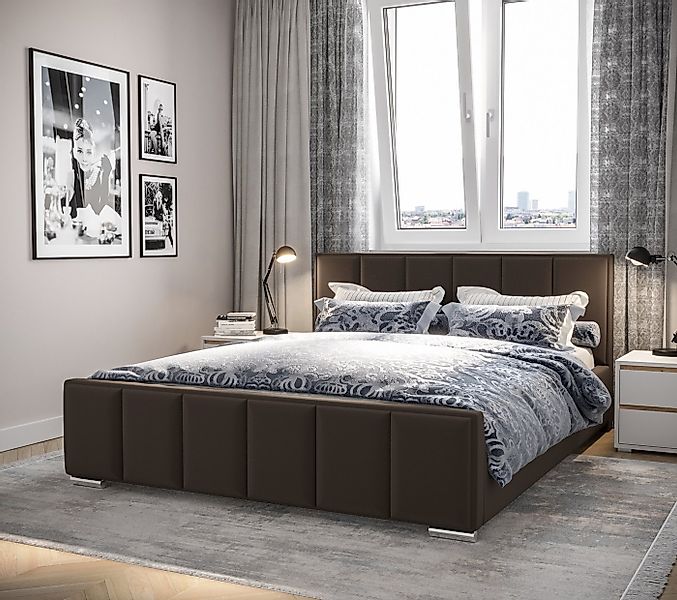 B&B Home Polsterbett Stauraumbett Schlafbett Bett Fancy (mit Bettkasten und günstig online kaufen