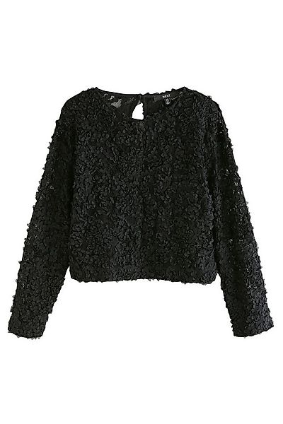 Next Langarmbluse Langarmoberteil mit 3D-Blumenmotiv (1-tlg) günstig online kaufen