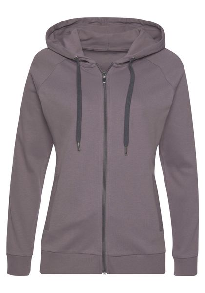 LASCANA ACTIVE Trainingsjacke mit Kapuze mit Logo Tape an den Ärmeln günstig online kaufen