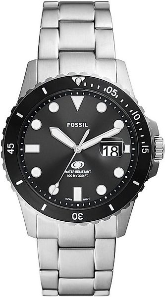 Fossil Quarzuhr FOSSIL BLUE FS6032, Armbanduhr, Herrenuhr, Edelstahlarmband günstig online kaufen
