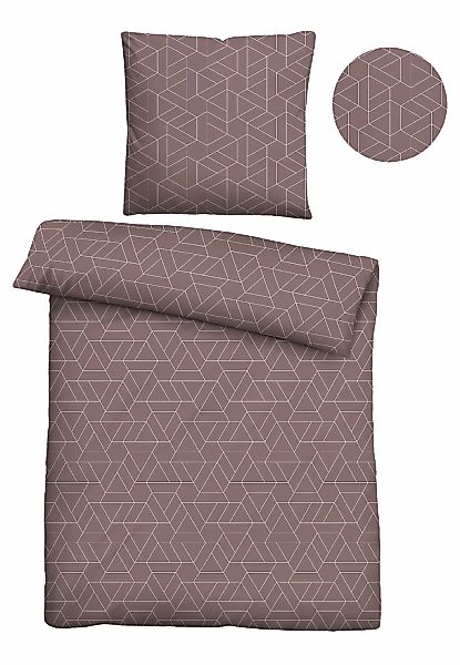 Castell - Markenbettwäsche Bettwäsche "0351104" 2 Stk. tlg. Poly-Cotton, wo günstig online kaufen
