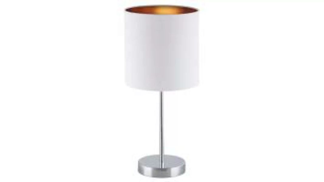 Nachttischlampe Weiß mit Schalter blendarm Ø18cm günstig online kaufen