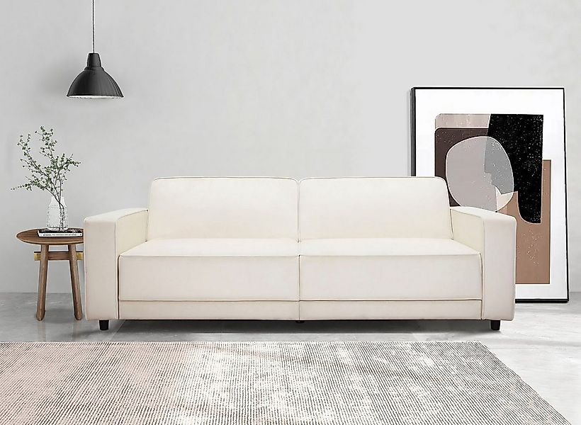 Dorel Home 3-Sitzer ALLIE Schlafsofa 225 cm, Bett-Funktion (108/190cm), tre günstig online kaufen