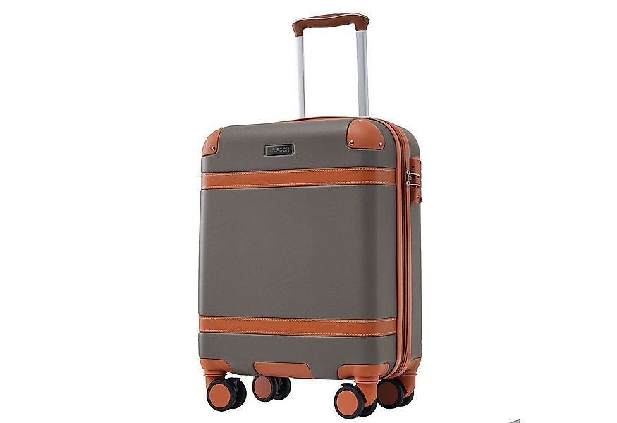 REDOM Hartschalen-Trolley Handgepäck Koffer Reise Trolley Gepäck, 4 Rollen, günstig online kaufen