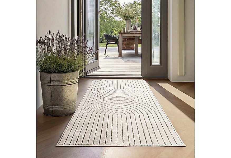 SIMPEX24 Outdoorteppich Skandinavischer 3D Design, Läufer, Höhe: 5 mm, Outd günstig online kaufen