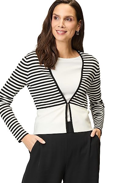Zero Strickjacke zero Strickjacke mit Streifen günstig online kaufen