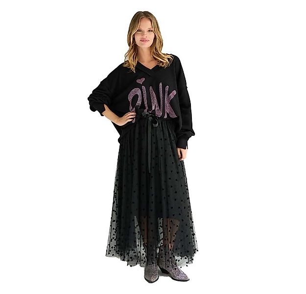 Miss Goodlife Maxirock Miss Goodlife Maxirock Hearts allover MG13129, Tüllr günstig online kaufen