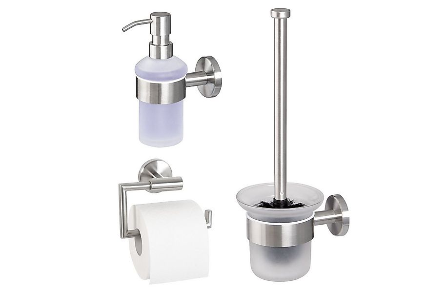bremermann Toilettenpapierhalter Bad-Serie PIAZZA - Badezimmer Set 3tlg., E günstig online kaufen