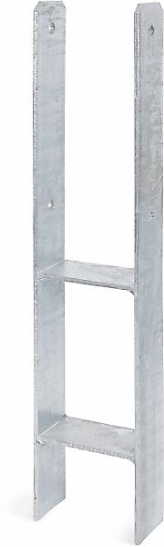 Alberts H-Pfostenanker Materialstärke 6 mm, lichte Breite 116 mm, Höhe 800 günstig online kaufen