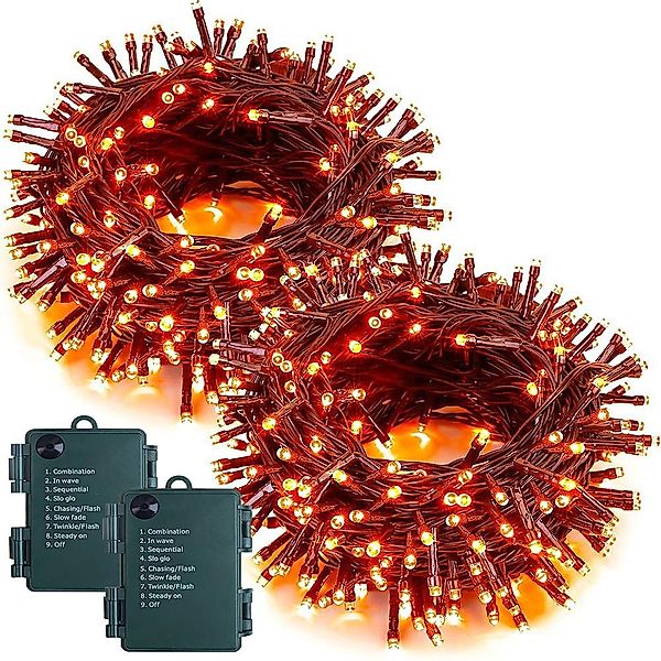 MUPOO LED-Lichterkette Halloween Lichterkette 5/10m,Weihnachtsdeko,Timer, B günstig online kaufen