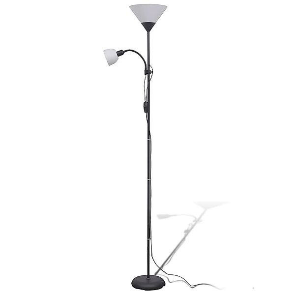 vidaXL Deckenleuchte Stehlampe Schwarz günstig online kaufen
