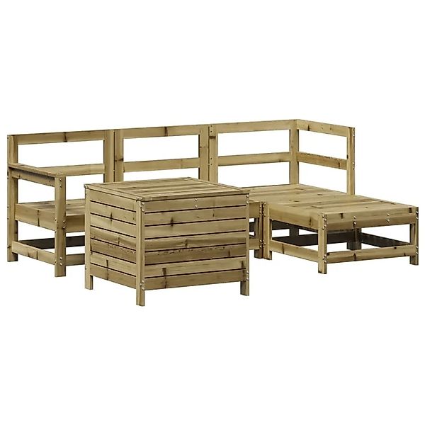 vidaXL 5-Tlg Garten-Sofagarnitur Kiefernholz Imprägniert 3250503 günstig online kaufen