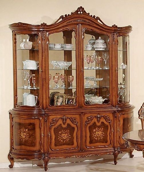 Casa Padrino Vitrine Casa Padrino Luxus Barock Vitrine Braun - Handgefertig günstig online kaufen