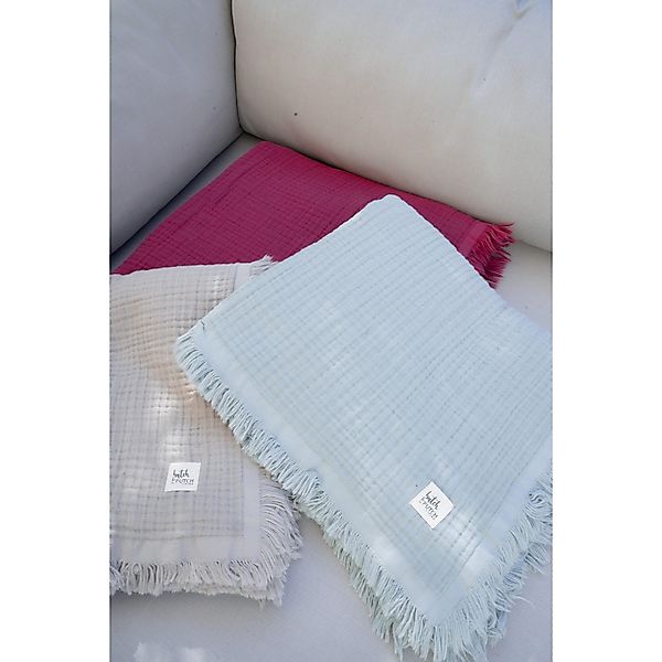 Plaid Musselin Sofadecke - Tagesdecke - günstig online kaufen