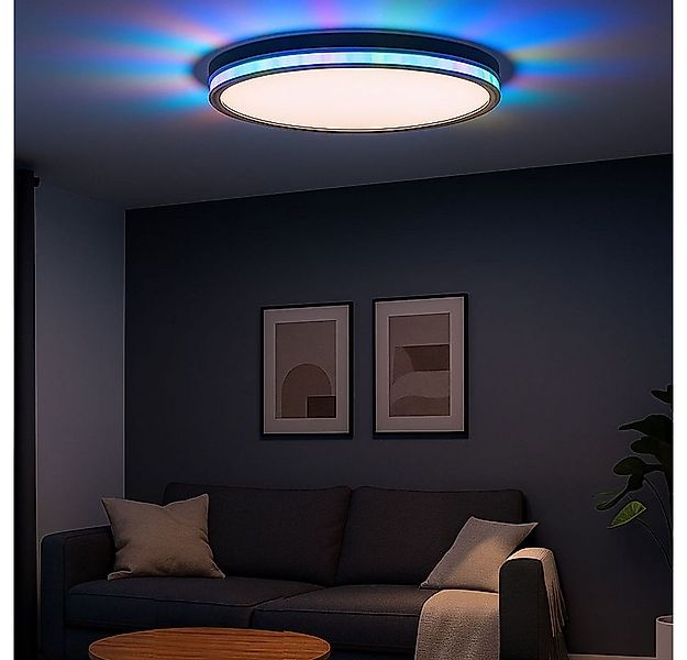 JUST LIGHT LED Deckenleuchte, LED-Leuchtmittel fest verbaut, Kaltweiß, Warm günstig online kaufen