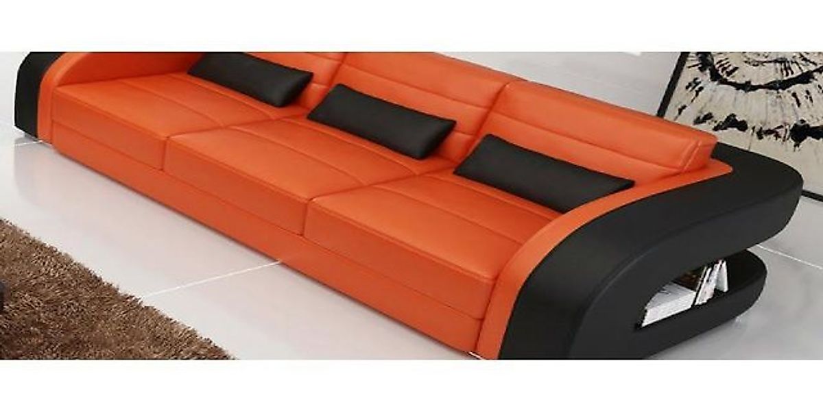 JVmoebel Sofa Sofagarnitur Ledersofa USB Sofa Couch Sofa Wohnlandschaft Gar günstig online kaufen