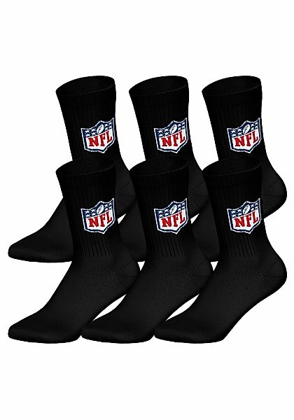 NFL Kurzsocken "Socken NFL SHIELD 6Pack Crew Socks 6er Pack" 6 Paar tlg. günstig online kaufen