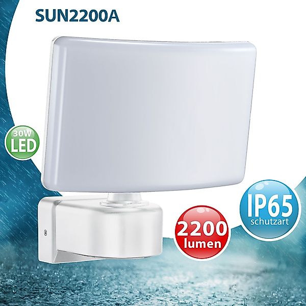 Maxkomfort LED Flutlichtstrahler SUN2200, ohne Bewegungsmelder, günstig online kaufen