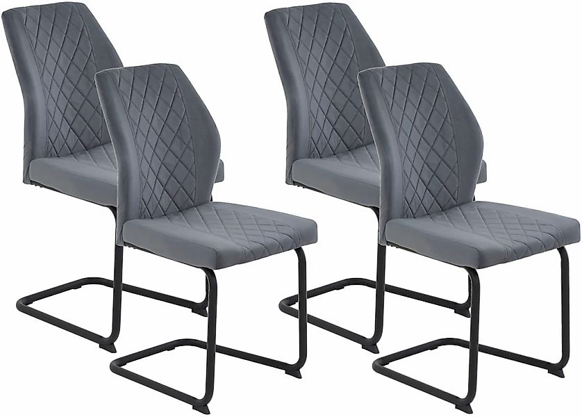 HELA Freischwinger "OSLO" (Set) 4 Stk.Freischwinger,Rautensteppung,Microfas günstig online kaufen