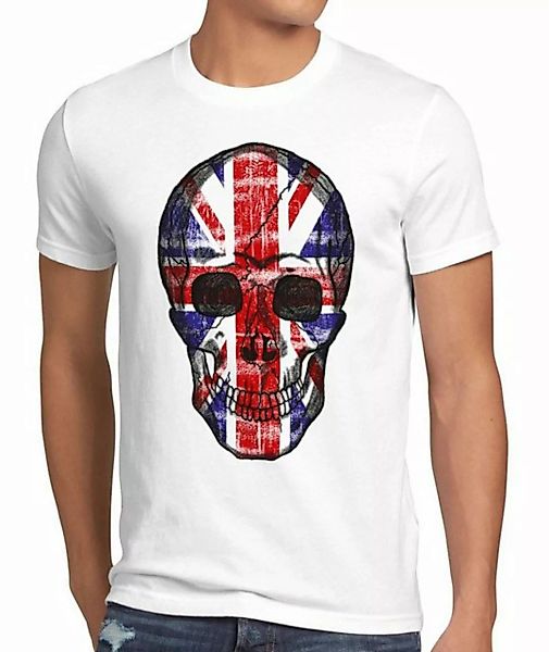 style3 Print-Shirt Herren T-Shirt Skull Union Jack England Great Britain Un günstig online kaufen