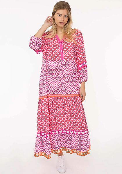 Zwillingsherz Maxikleid ""Dreams"" Ohne Taschen mit Mustermix, Knopfleiste günstig online kaufen