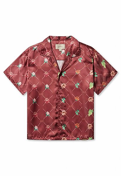 Pas De Monaco Langarmhemd "Pas De Monaco FRUIT MONOGRAM CUBAN SHIRT", (1 tl günstig online kaufen