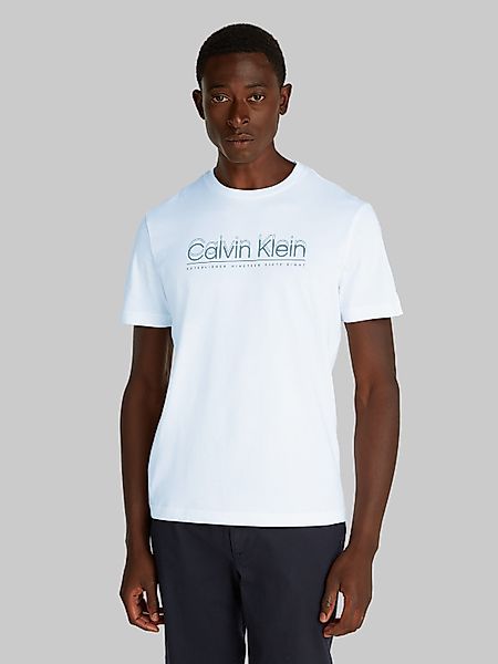 Calvin Klein T-Shirt "CP-DOUBLE LOGO T-SHIRT" mit großem Logoschriftzug günstig online kaufen