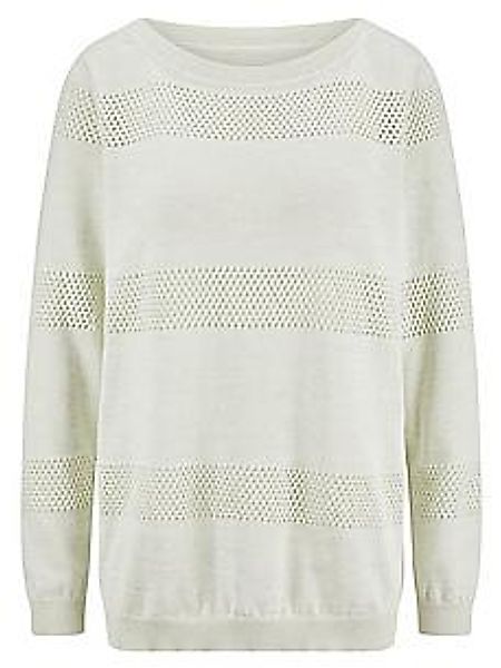 Rundhals-Pullover Anna Aura weiss günstig online kaufen