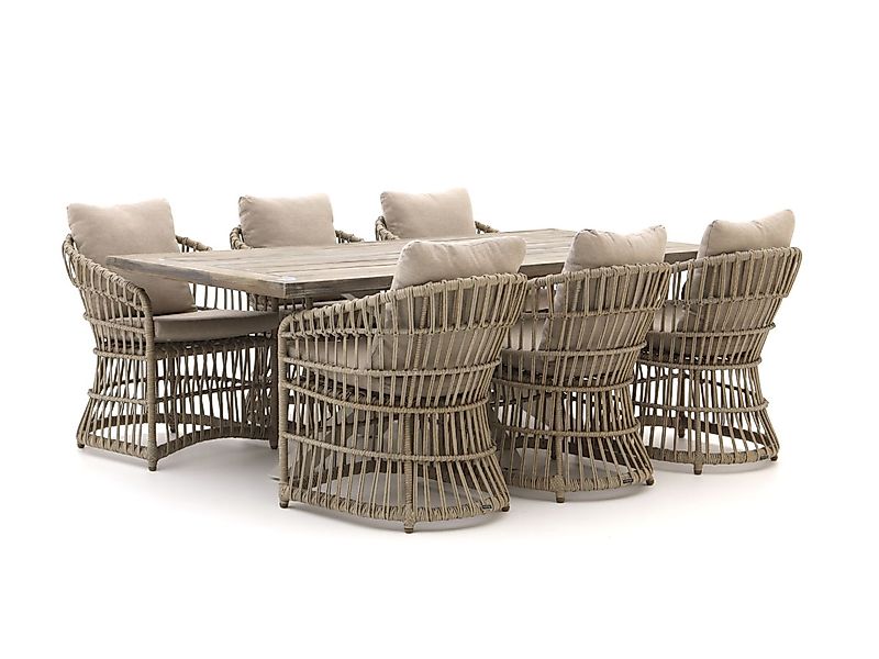 Intenso Cameri/Montorio 220 cm Gartenmöbel-Set 7-teilig günstig online kaufen