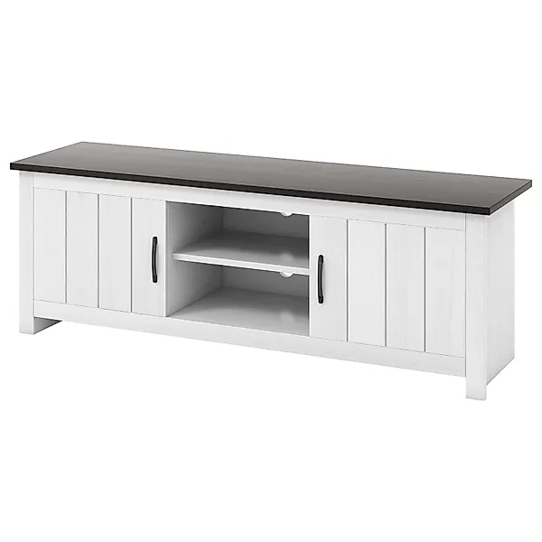 COSTWAY TV-Schrank Holz,mit Türen & offenen günstig online kaufen